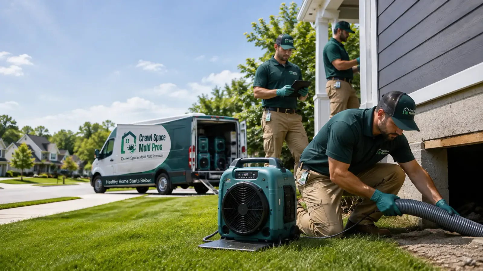 Crawl Space Mold Removal in Moville, IA